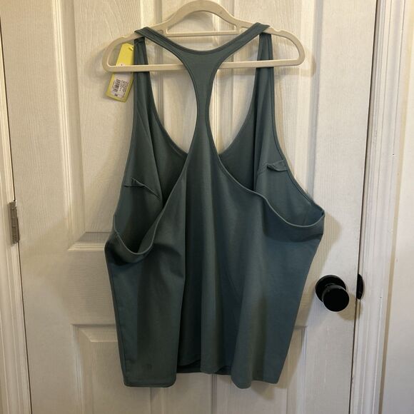 NWT All In Motion Women’s Plus 3X Green Racerback Tank Top Sleeveless Active - Picture 2 of 16